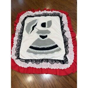 Vintage Sunbonnet Sue Pillow Cover Handmade Cottage Core Grannycore  Country Xl